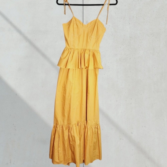 NWT Misa 'Rosie' Ruffled Maxi Dress - Picture 6 of 8